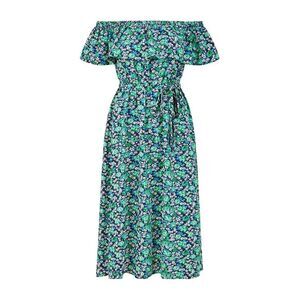 Yumi Womens/Ladies Ditsy Floral Off  Midi Dress / Green